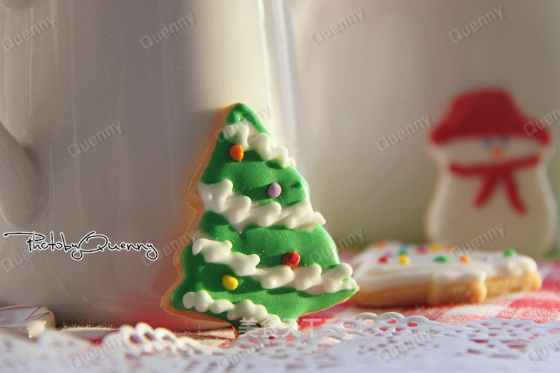 【christmas Tree Icing Cookies】