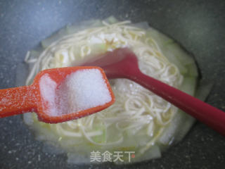 Salted Duck Egg and Winter Melon Noodle Soup recipe