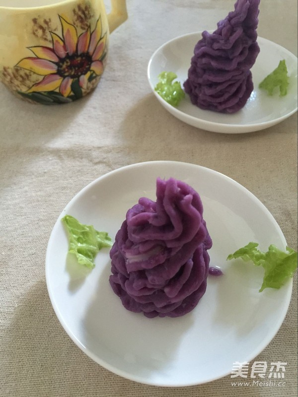 Purple Potato Yam Puree recipe