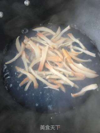 Stir-fried Golden Abalone with Green Pepper recipe