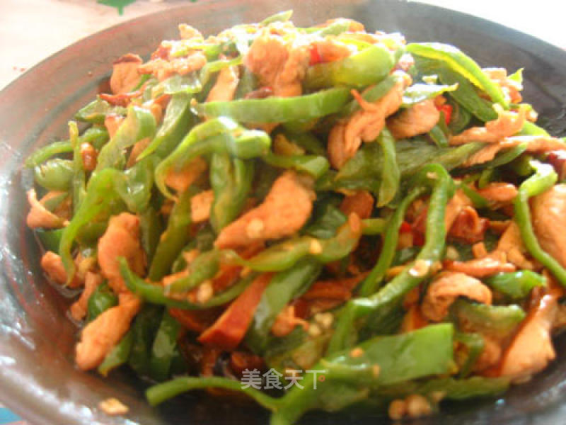 Stir-fried Pork with Green Pepper