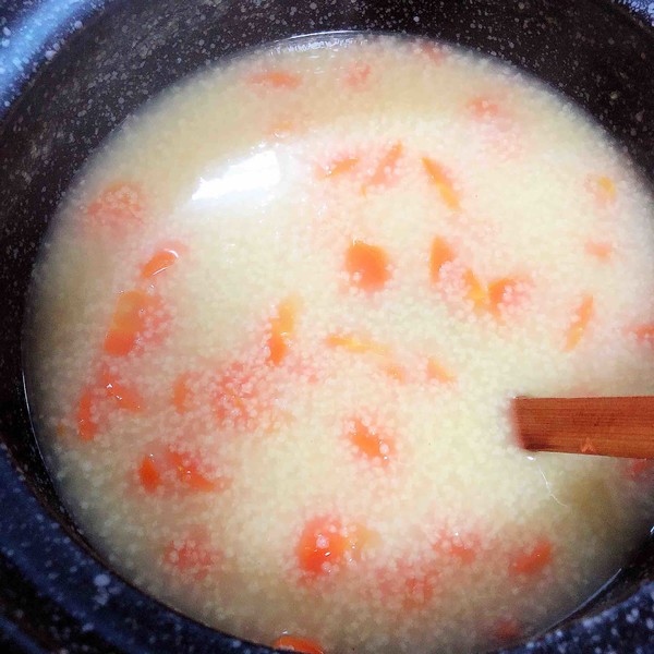 Nourishing Carrot Millet Congee recipe