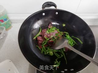 Stir-fried Beef with Green Pepper recipe