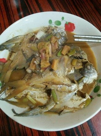 Braised Pomfret recipe