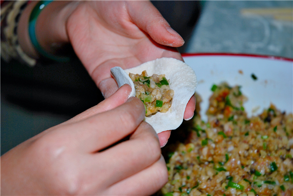 Lotus Root Pork Dumplings recipe