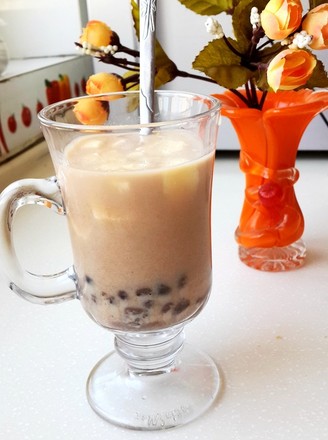 Red Bean Pudding Milk Tea recipe