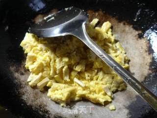 Scrambled Eggs with Lamb Tail and Bamboo Shoots recipe