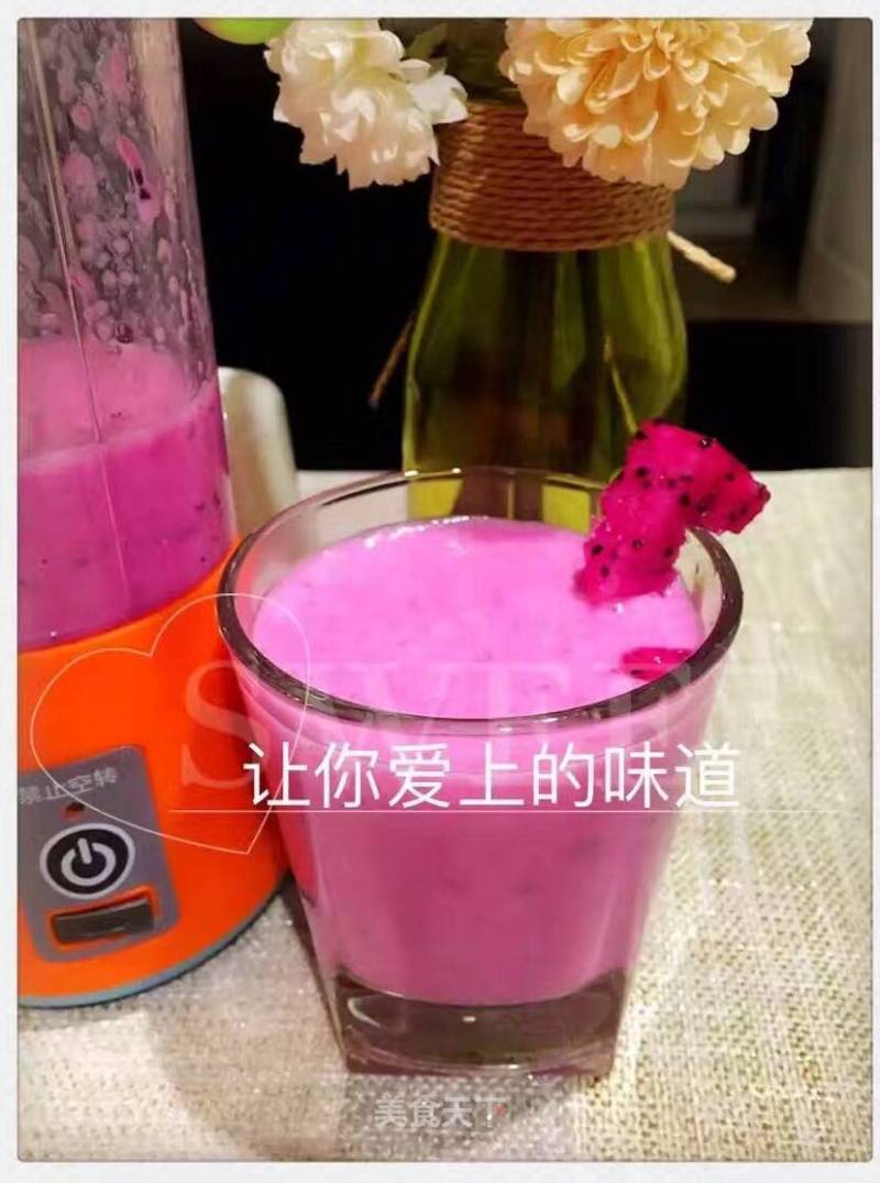 Dragon Fruit Milkshake recipe