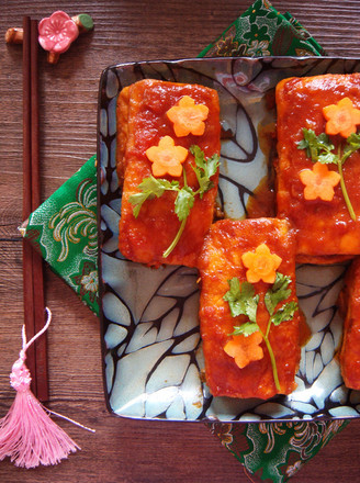 Rice Cooker Version Tomato Sauce Tofu Box recipe