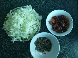 Stir-fried Cabbage with Tempeh recipe