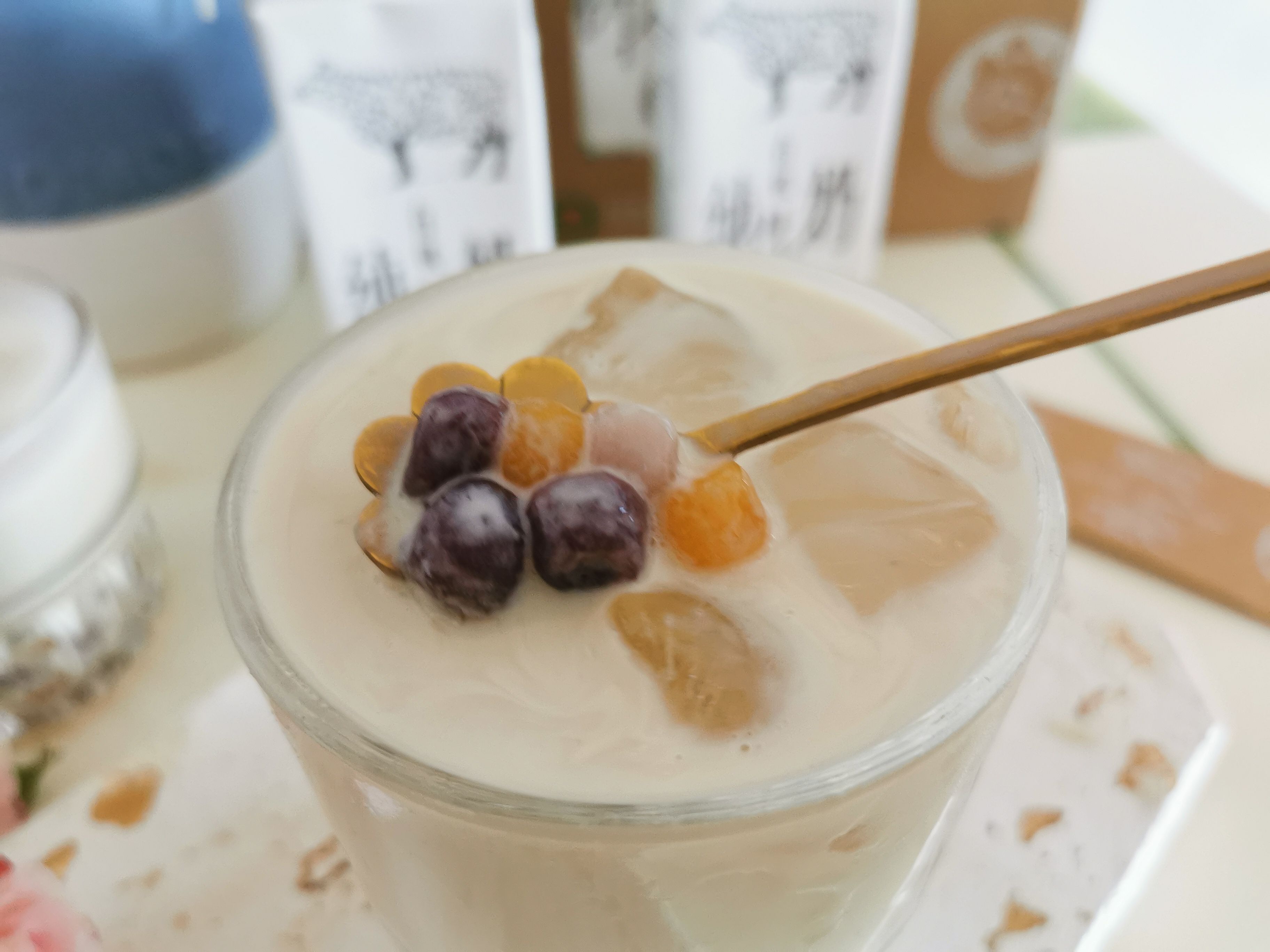 Taro Ball Milk Tea recipe