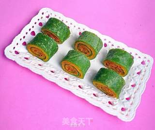 Emerald Pork Floss Roll recipe
