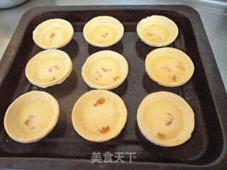 Yellow Peach Sauce Egg Tart recipe