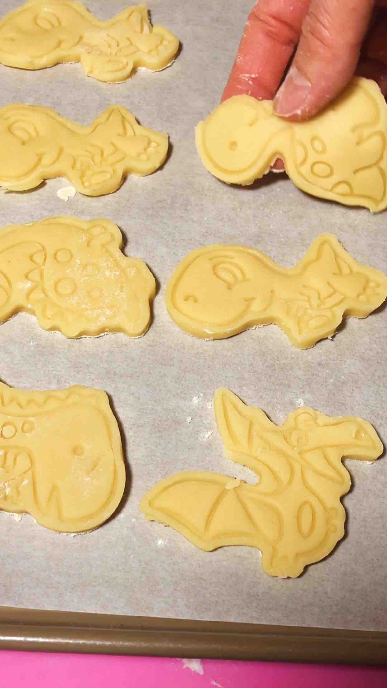 Dinosaur Model Cookies recipe
