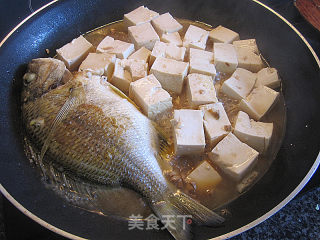 Fried Sea Fish Braised Tofu recipe