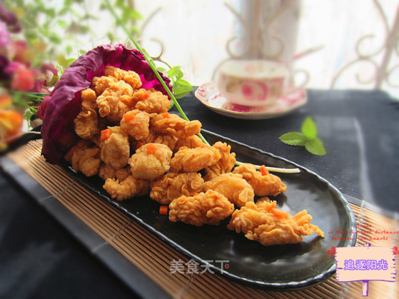 World's Best Chicken Popcorn-how to Make Chicken Popcorn with Beautiful Scales recipe