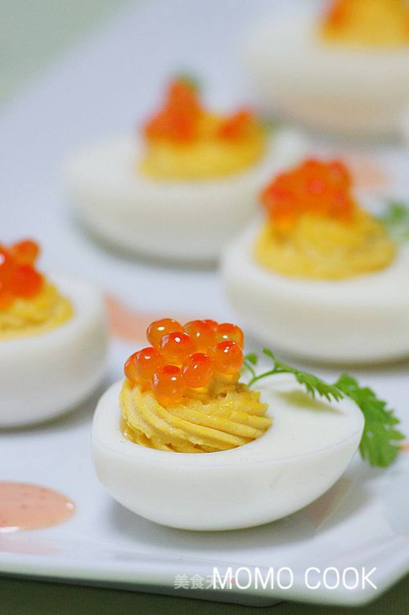 [momo New Year's Eve Vegetables] Lucky Salmon Roe Egg Salad recipe