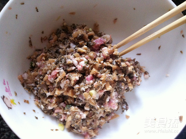 Steamed Minced Pork with Mei Cai recipe