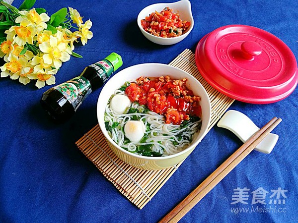 Noodles with Tomato Meat Sauce in Casserole recipe