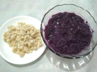 White Mushroom and Purple Potato Sushi recipe