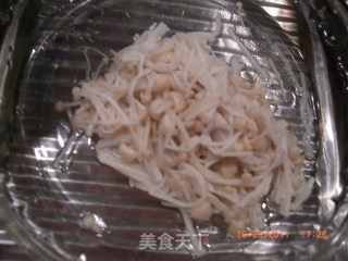 Enoki Mushrooms with Oyster Sauce and Cucumber recipe