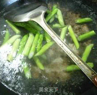 Stir-fried Pork Belly with Red Pepper and Asparagus recipe