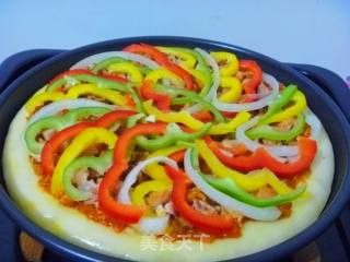 [diy Orleans Grilled Pizza] My First One---orleans Grilled Chicken Pizza recipe