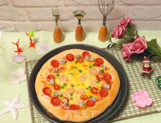 Baby Nutrition Meal-colorful Pizza recipe