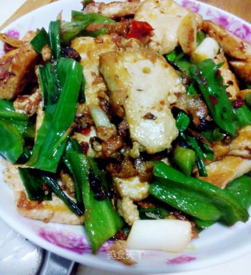 Stir-fried Tofu with Green Pepper recipe