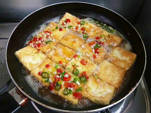 Fried Tofu with Sauce recipe