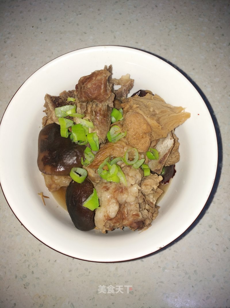 Hericium Pork Ribs Soup recipe