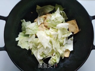 Braised Tofu with Cabbage recipe