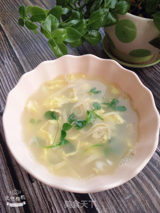 Tofu and Egg Soup recipe