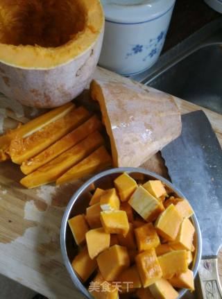 Steamed Pumpkin Rice recipe