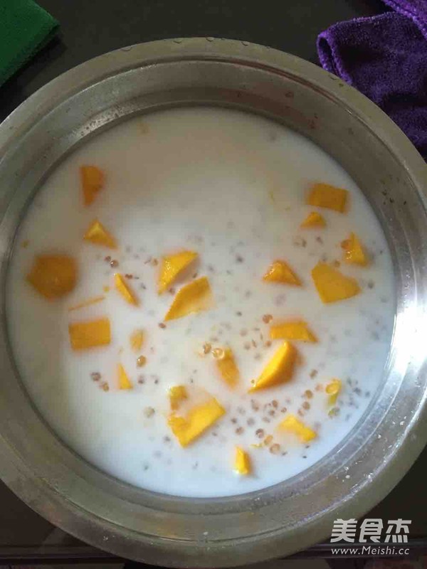 Mango Sago with Coconut Milk recipe