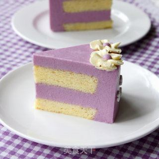 Favorite Color-----purple Potato Mousse Cake recipe