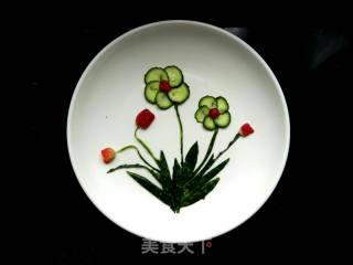 #花样美食#cucumber Flower recipe