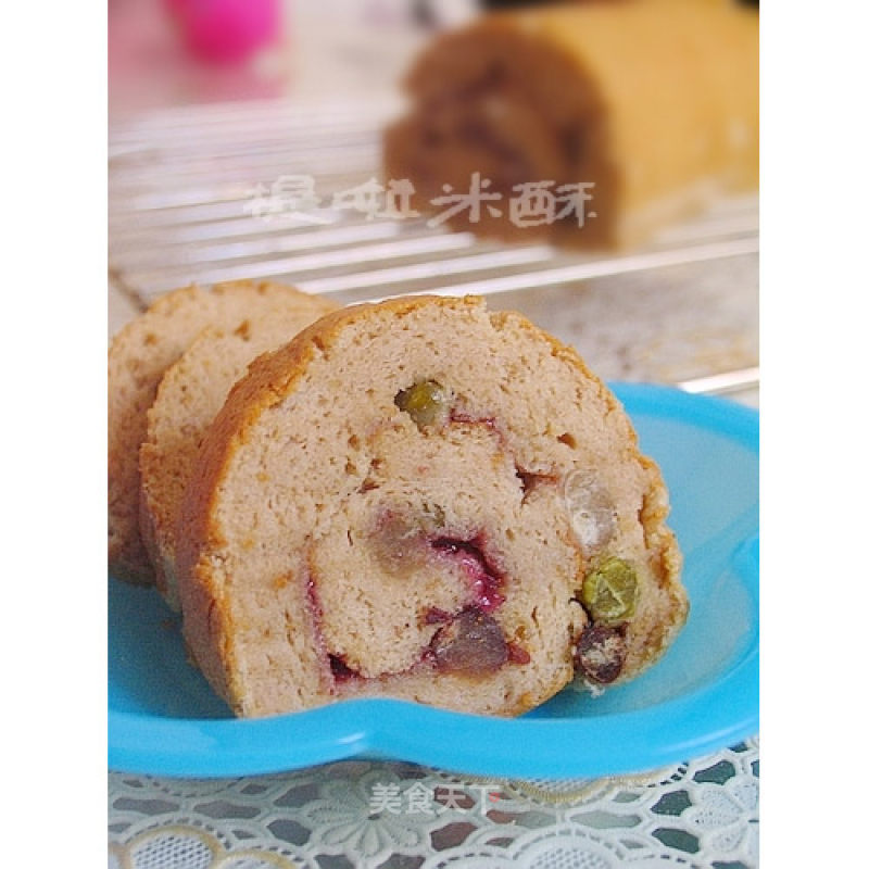 Alternative Way to Eat Milk Tea-milk Tea Honey Bean Cake Rolls recipe