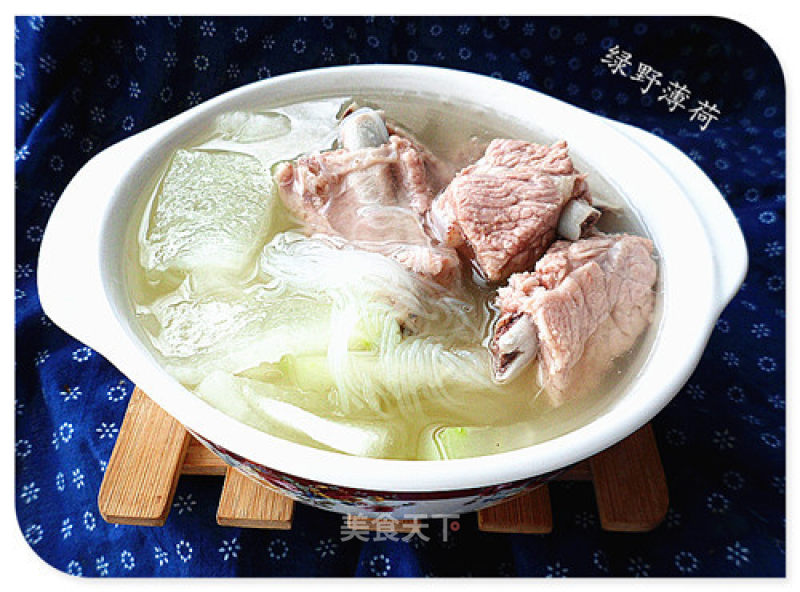 Winter Melon Vermicelli Pork Rib Soup recipe