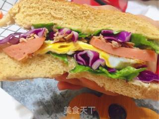 Tuna Omelette Sandwich recipe