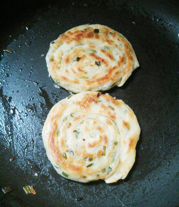 Crispy and Crispy Tartary Buckwheat Scallion Pancakes, Homemade, Just Look at It recipe