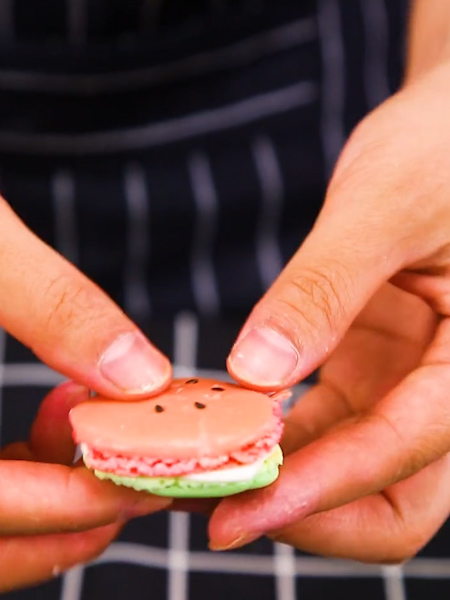 Watermelon Macarons recipe