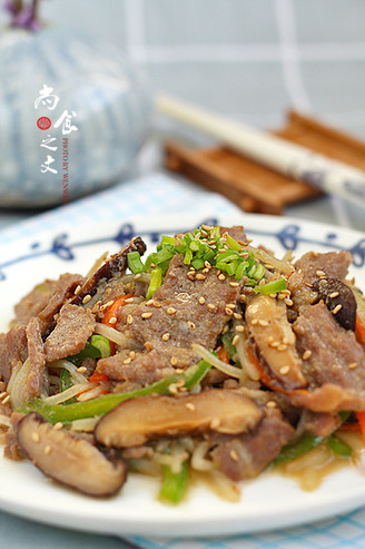 Korean Beef Stir-fried Mixed Vegetables