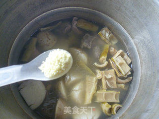 Lamb's Tail, Bamboo and Taro Pork Rib Soup recipe