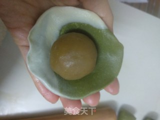 Matcha Yolk Crisp recipe