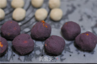 #四session Baking Contest and is Love to Eat Festival#purple Sweet Potato Egg Yolk Crisp recipe