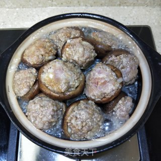 Stuffed Mushrooms and Vermicelli in Clay Pot recipe