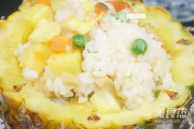 Colorful Pineapple Rice recipe