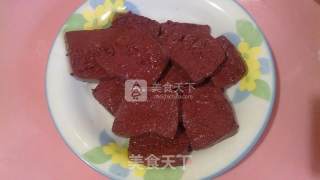 Steamed Pork Blood with Chopped Pepper recipe