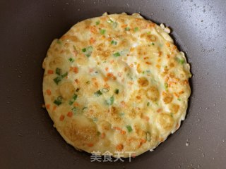 Carrot Chives and Egg Pancakes recipe